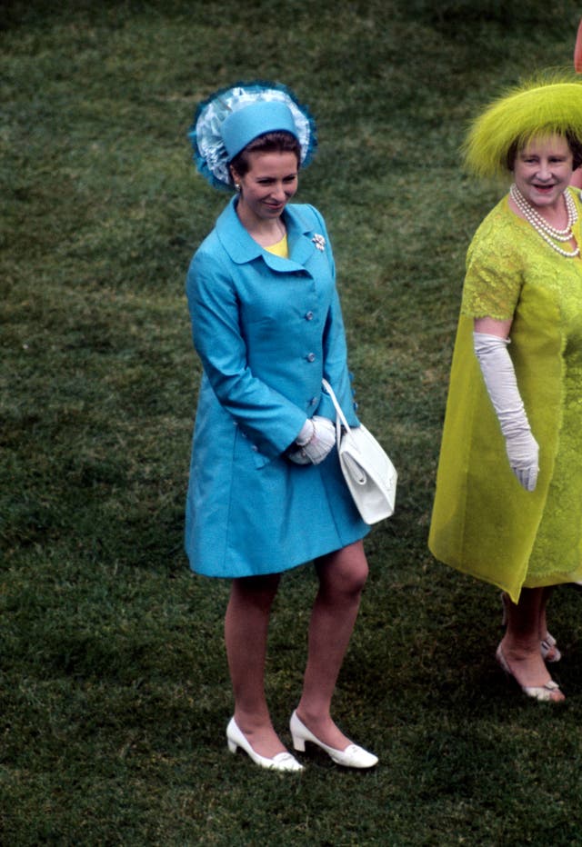 Princess Anne and the Queen Mother in 1969