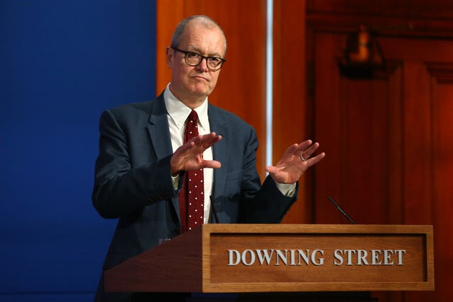 Chief scientific adviser Sir Patrick Vallance