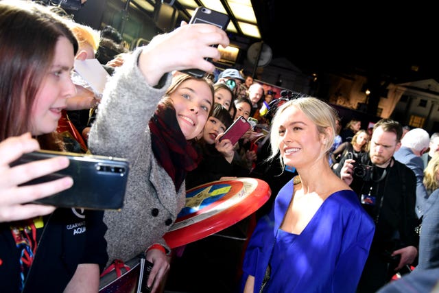 Brie Larson at the Captain Marvel European Premiere – London