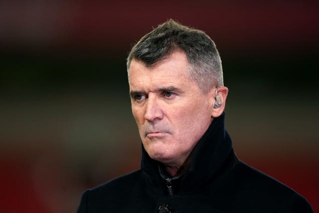 Roy Keane was unimpressed by the actions of Andy Robertson (Mike Egerton/PA)