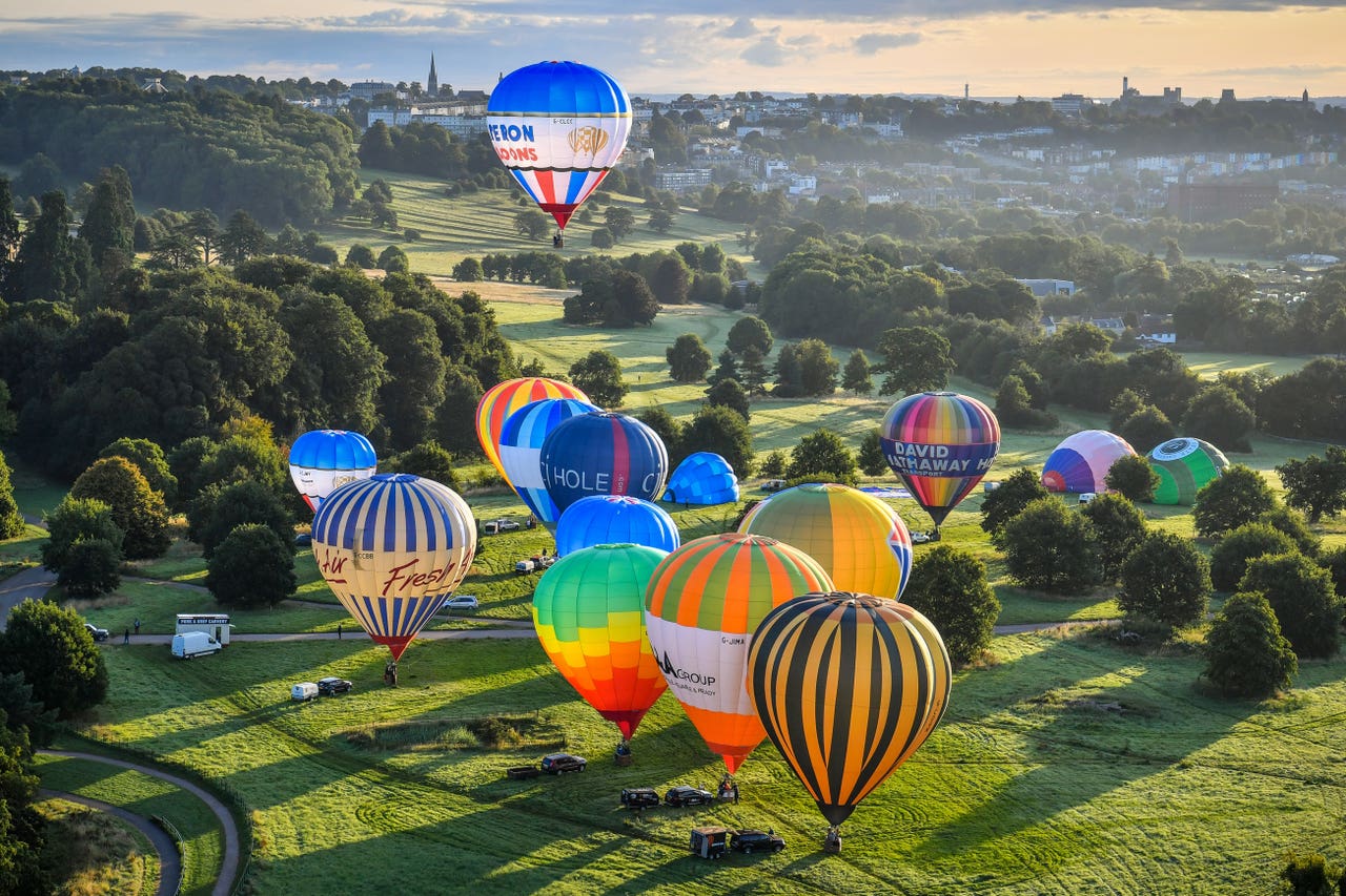 In Pictures Hot air balloons brighten skies over Bristol Shropshire Star