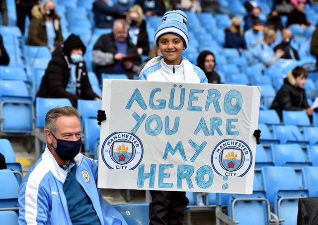 Sergio Aguero was a fan-favourite at Manchester City