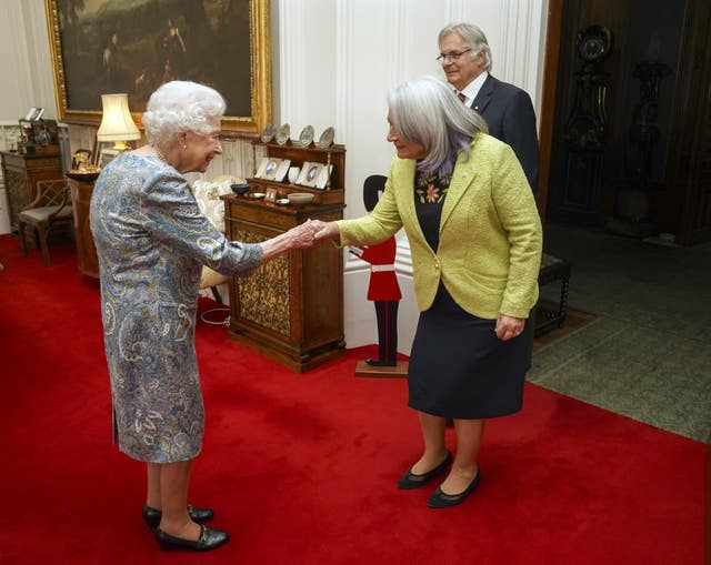 Audience at Windsor Castle