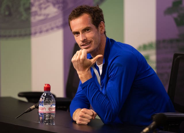 Murray addressed the media at the All England Club on Saturday