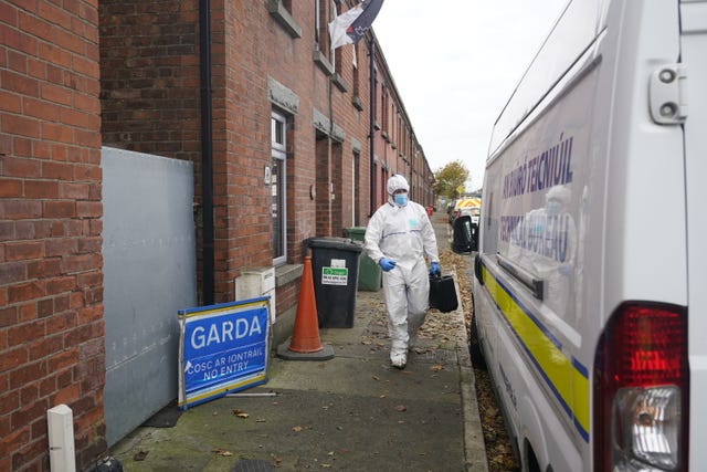 A Gardai forensic officer