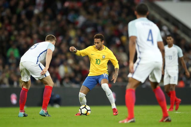 Neymar could not unlock the England defence 