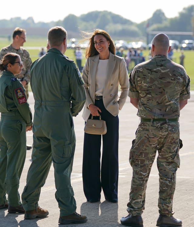Kate spoke with those involved in August's rescue efforts from Afghanistan (Steve Parsons/PA)