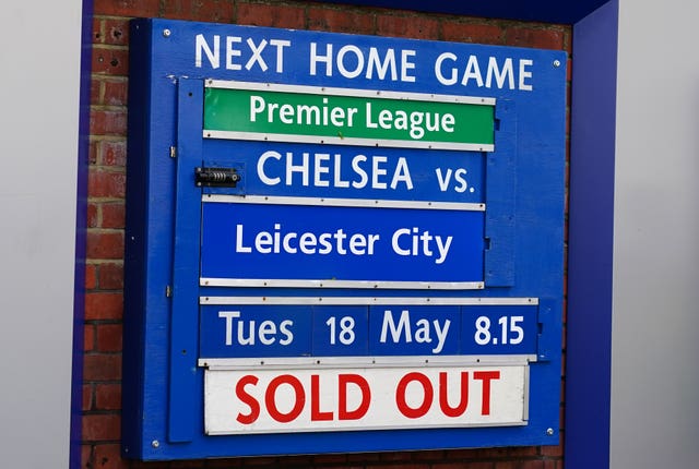 Chelsea v Leicester City – Premier League – Stamford Bridge