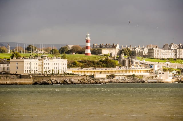 The lighthouse at Plymouth Hoe