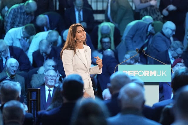 Former home secretary Suella Braverman 