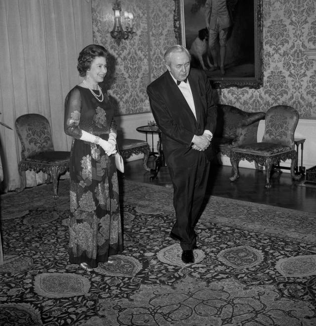 The Queen and Harold Wilson 