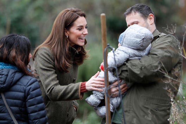 Duchess of Cambridge visits King Henry’s Walk Garden