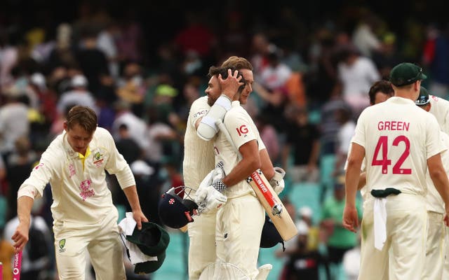 The prolific Anderson and Broad bowling partnership needed all their abilities with the bat to save a draw in the fourth Test at Sydney 