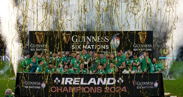 Ireland clinched back-to-back Six Nations titles 
