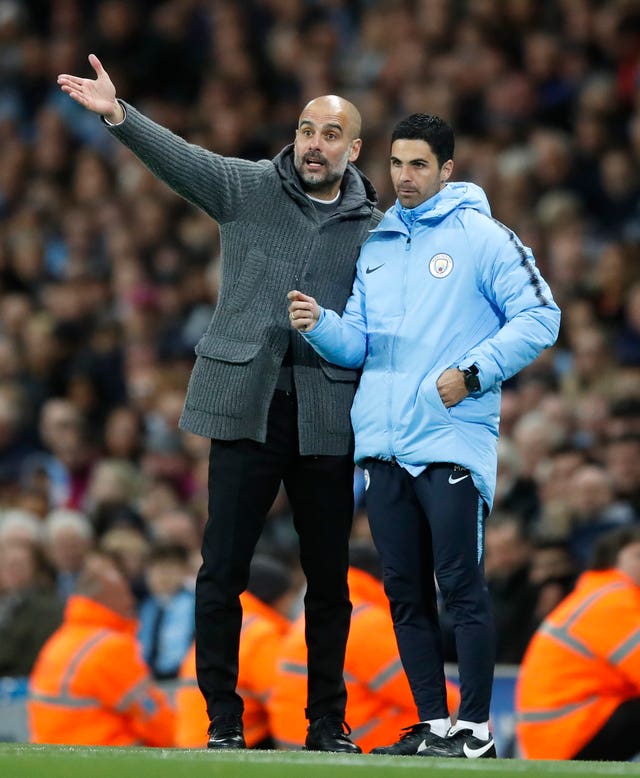 Arteta took up a coaching role at Manchester City in 2016, working alongside first-team manager Pep Guardiola