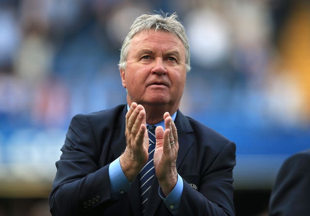 Guus Hiddink was a huge;y popular figure over his two interim spells