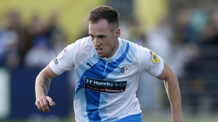 Josh Kay scored 10 minutes before half-time for Barrow (Will Matthews/PA)