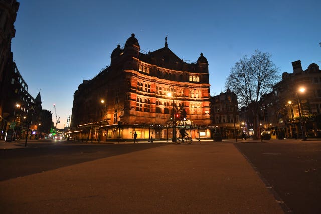 The Palace Theatre, which usually shows the Harry Potter And The Cursed Child