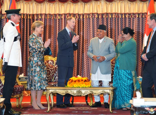 Royal visit to Nepal