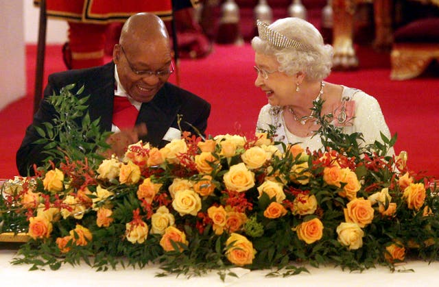 SA President Zuma State Visit to UK