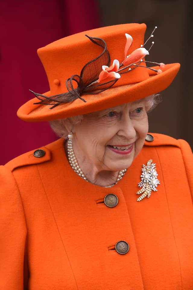 Queen Elizabeth II leaves the Christmas Day morning church service in Sandringham, Norfolk (Joe Giddens/PA)