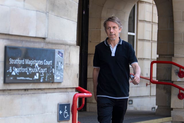 Gilles Peterson at Stratford Magistrates’ Court