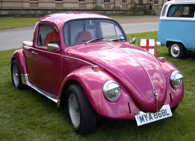 A Beetle on show at a Volkswagen festival (Alistair Wilson 50/50/PA)