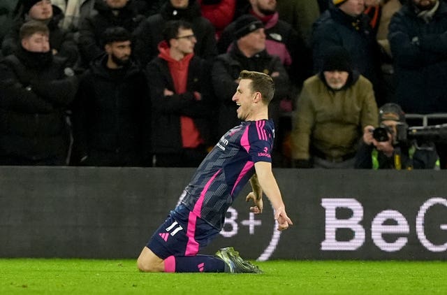 Nottingham Forest’s Chris Wood celebrates