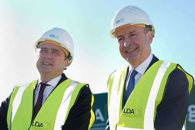 Land Development Agency sod-turning at Clongriffin