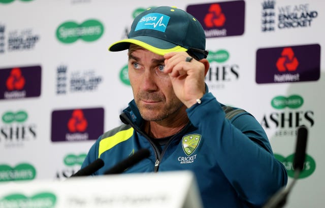Justin Langer took over as coach