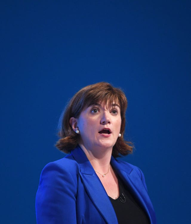 Baroness Nicky Morgan is chairwoman of the UK Commission on Covid Commemoration (Stefan Rousseau/PA)