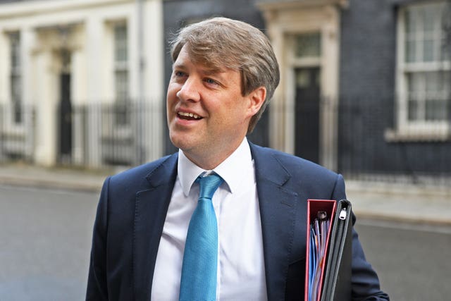 Chris Skidmore in Downing Street (David Mirzoeff/PA)