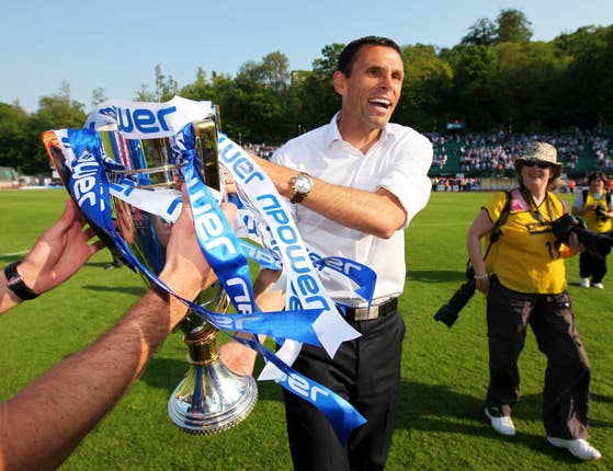 Gus Poyet won the League One title with Brighton in 2011