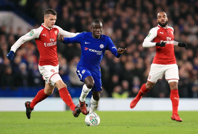 N'Golo Kante played when they defeated Arsenal, who Badlur Rahman Jalil supports (Mike Egerton/PA Images)