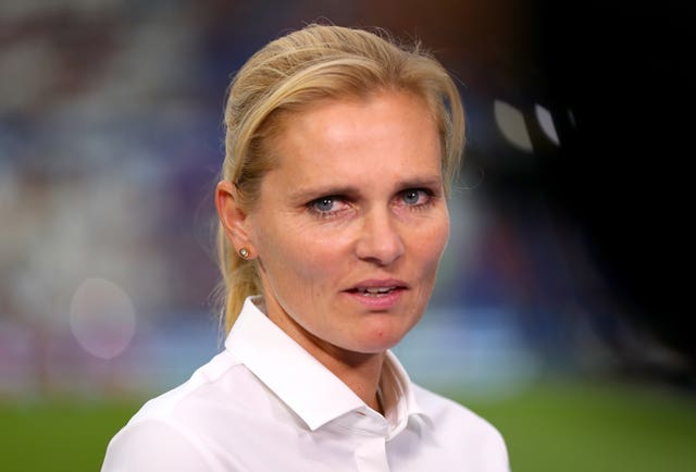 Riise is overseeing England as interim head coach before Sarina Wiegman (pictured) takes charge (Ricard Sellers/PA).