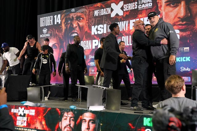 MF and DAZN: X Series – The Prime Card Press Conference – OVO Arena Wembley