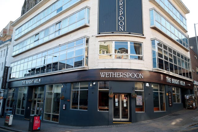 Wetherspoon’s temporarily shut all its pubs last month including The Bright Helm pub in Brighton
