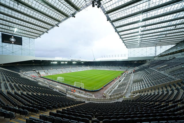 Newcastle are planning to extend the capacity of St James' Park