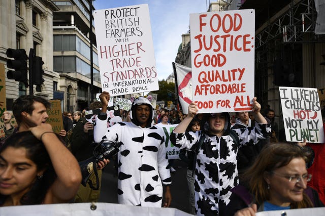 Farming protest