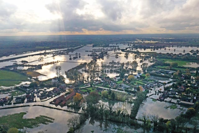 Flooding at Fishlake, Doncaster