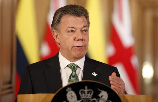 Colombian President Juan Manuel Santos