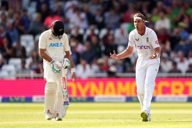 Stuart Broad had a luckless day at his home ground.
