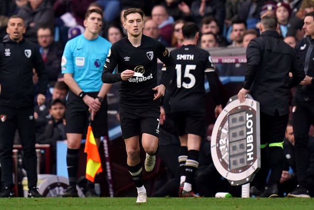 Bournemouth midfielder David Brooks receives a standing ovation at Aston Villa as he returns to action for the first time since his cancer treatment. The Wales international was diagnosed with stage two Hodgkin lymphoma in October 2021 before being declared "cancer free" in May 2022. His appearance as a 79th-minute substitute in the Cherries' 3-0 loss at Villa Park was his first in 536 days