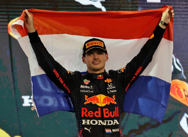 Max Verstappen beat Lewis Hamilton to win the 2021 world championship 