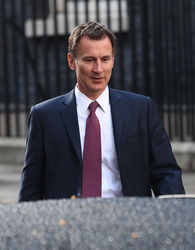 Foreign Secretary Jeremy Hunt 