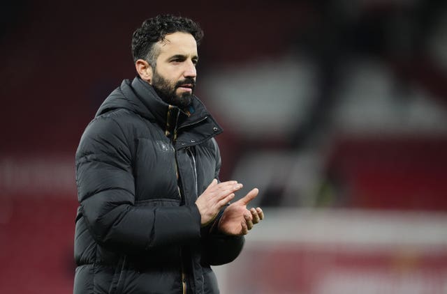 Manchester United boss Ruben Amorim