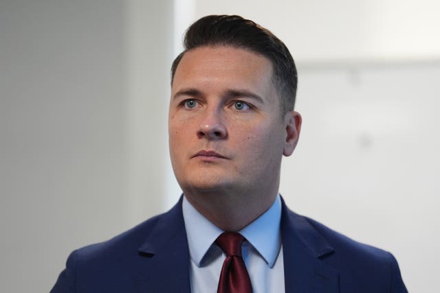 Health Secretary Wes Streeting 