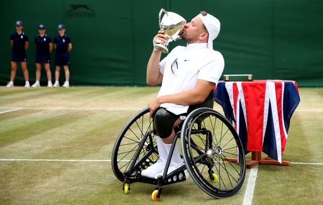 Dylan Alcott was a comfortable winner 