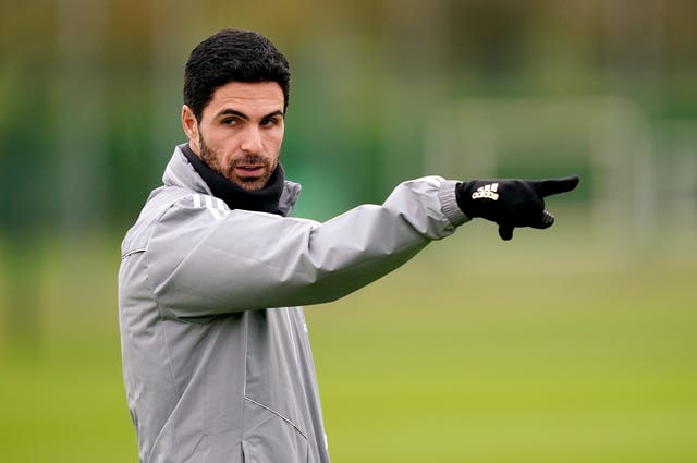 Arteta has been unable to get out on the training ground with his players of late.