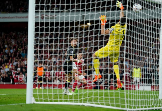 Gabriel Martinelli scores Arsenal''s winner